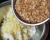 A picture of step 2 of Crispy cutlets recipe with leftover rice and bread crumbs.