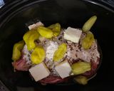 A picture of step 2 of Mississippi pot roast.
