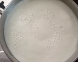 A picture of step 1 of Chhena Poda.