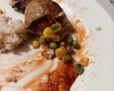A picture of step 1 of BAKED Stuffed Squid 🦑.