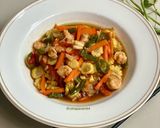 Foto langkah ke 4 dari resep Oseng Putren Wortel Udang.