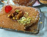 صورة لخطوة 3 من وصفة بسبوسة لذيذة جداً للسهرات رمضان