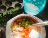 A picture of step 1 of MINI MASALA PANIYARAM (made from Idli Batter).