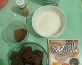 Foto langkah ke 2 dari resep 54. Puding Coklat Oreo.