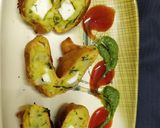 A picture of step 6 of Potato Paneer shots.