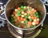 Foto langkah ke 3 dari resep Bubur SumSum Kuah Candil Jahe Rainbow.