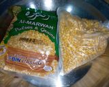 A picture of step 1 of Chanay ki daal ki Katliyan.