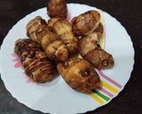 A picture of step 1 of Crispy Gram Flour Arbi.