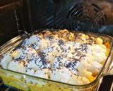 Vöröslencsés rakott karfiol (vegán) recept fázis 5 fotója