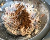 Une image de l'étape 4 de Tartinade à la ricotta, jambon blanc,épices et persil.