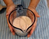 A picture of step 1 of Filipino pan de coco.