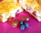 A picture of step 2 of Low fat Cheese and fruit french toast airfryer.