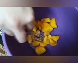 A picture of step 2 of Peach ice cream.