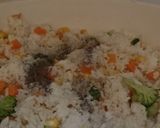 Foto langkah ke 6 dari resep Chicken Veggie Cheesy Baked Rice.