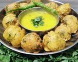 મેથી ની ભાજી ના ગોટા (Methi Bhaji Gota Recipe In Gujarati) રેસીપી સ્ટેપ3ફોટો