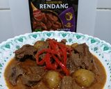 Foto langkah ke 5 dari resep Rendang Daging (Cepat, Medhok, Empuk).