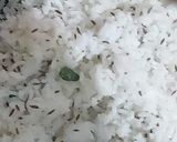 A picture of step 2 of Jeera Rice.
