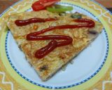 Tésztás omlett recept fázis 3 fotója