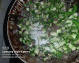 A picture of step 5 of Ridge gourd egg fry.