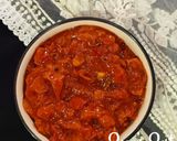 A picture of step 4 of Indian Plum Chutney.