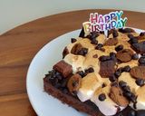 Foto langkah ke 3 dari resep S'mores Brownies.