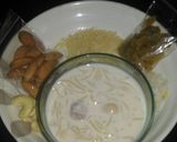 A picture of step 2 of Vermicelli seviyan.