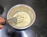 A picture of step 1 of Gujarati Kadhi.