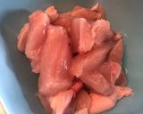 Gambar langkah 1 resipi Kam Heong Chicken.