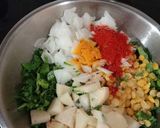A picture of step 2 of #Win#week7 Moolike pattonki sabji.