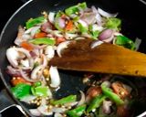 A picture of step 1 of Rava Upma.