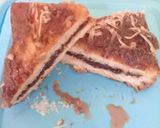 Foto langkah ke 6 dari resep Sandwich Bakar coklat keju.