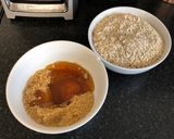A picture of step 2 of Gluten free flapjacks.