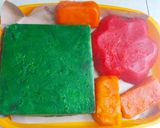 Foto langkah ke 3 dari resep Ongol ongol Rainbow (kelanting pelangi).