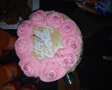 A picture of step 3 of Chocolate birthday cake.