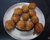A picture of step 2 of Instant Dahi Bhalla.