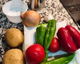 Foto del paso 1 de la receta: Doradas al Horno con Base de Verduras