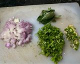 A picture of step 2 of Indori poha(specially made with extra ingredients).