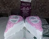 A picture of step 2 of Butterfly theme cake.