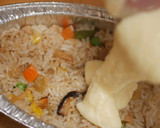 Foto langkah ke 4 dari resep Cheese Baked Chicken Rice Mushroom / Nasi Panggang Mozarella.