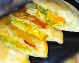 A picture of step 7 of Cheesy pita pockets.