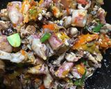 Foto langkah ke 5 dari resep Cumi asin pelangi.