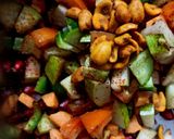 A picture of step 2 of Babugosha (Indian pear) Chaat.