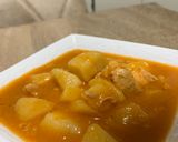 صورة لخطوة 12 من وصفة يخنة بطاطا وجاج مع رز