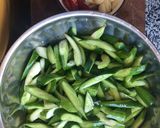 Hình bước làm 3 của món Dưa leo muối chua- pickled cucumber 🥒