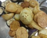मसाला आलू बैंगन फ्राई (Masala Aloo Baigan fry recipe in Hindi) रेसिपी चरण 1 फोटो