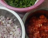 A picture of step 1 of Singhada veg uttapam.