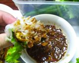 Hình bước làm 4 của món Bún đậu mắm tôm kiểu cuộn