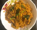 A picture of step 1 of Moong daal cutlets.