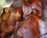 A picture of step 2 of Crispy Air Fryer Chicken Thighs.