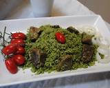 Green rice (Zamarod pilaf) recipe step 7 photo